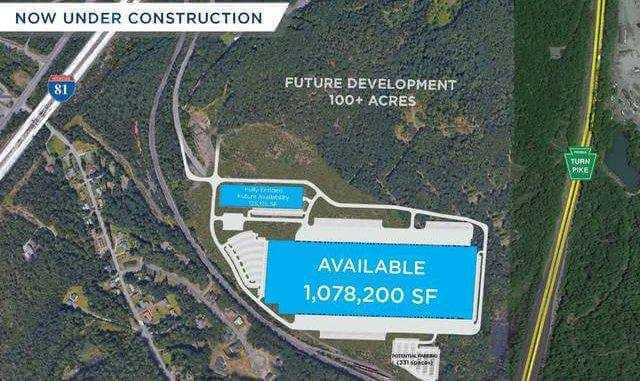 Developers released this construction plan image for the former Techneglas site in Jenkins Township.